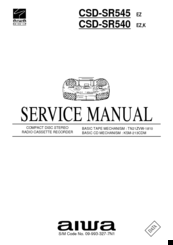 Aiwa CSD-SR540 Service Manual