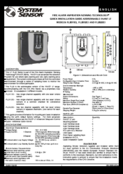 System Sensor FL2012EI Quick Installation Manual