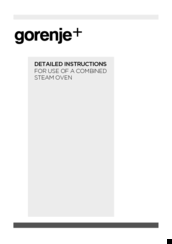 Gorenje Plus GS778X Detailed Instructions