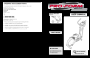 Pro-Form 950 RXi User Manual