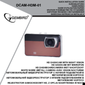 Gembird DCAM-HDM-01 Quick Instruction Manual