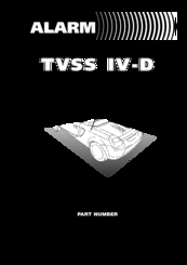 Toyota TVSS IV-D Installation Instructions Manual