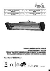 CasaFan CasaTherm S1800 Gold Mounting And Operating Manual