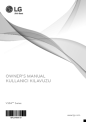 LG VS84 Series Owner's Manual