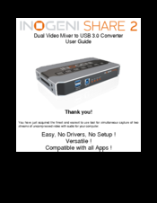 inogeni SHARE2 User Manual