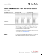 Allen-bradley Kinetix 6000 Manuals | ManualsLib