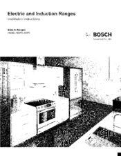 Bosch HIIP0 Installation Instructions Manual