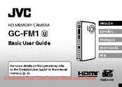 Jvc GC-FM1 Basic User's Manual