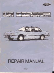 Ford Corsar Repair Manual