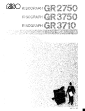 Riso GR2750 User Manual
