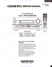 Onkyo RC-SC5507B Service Manual