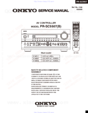 Onkyo RC-SC5507 Service Manual