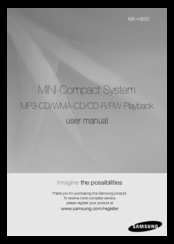 Samsung MX-H830 User Manual