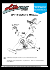 LifeSpan SP-710 Owner's Manual