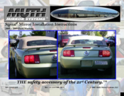 MUTH signal mirror 2005-2009 Ford Mustang Installation Instruction