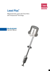 MTS Sensors Level Plus SoCLEAN Operation Manual