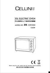 Cellini COV35N User Manual