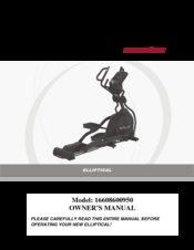 SOLE 16608600950 Owner's Manual