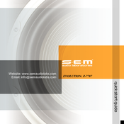 SEM Evolution Z-7787 Quick Start Manual