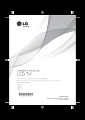 LG MFL68484515 Owner's Manual