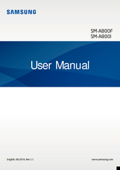 Samsung SM-A800I User Manual