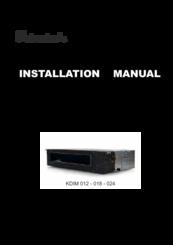 Klimaire KDIM 024 Installation Manual