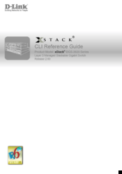 D-Link xStack DGS-3620 Series Reference Manual