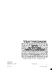 Tektronix 314 Instruction Manual