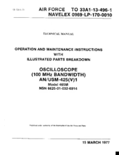 Tektronix 465M Technical Manual