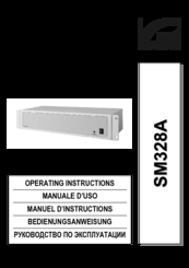 Videotec sm328a Operating Instructions Manual