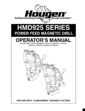 Hougen 0925402 Operator's Manual
