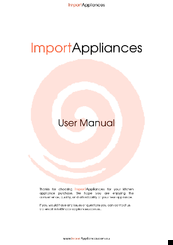 ImportAppliances N54K40N0 User Manual
