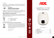 ADE KE 1425 Operating Manual