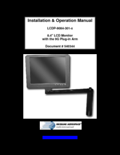 decrane aerospace LCDP-9084-301-x Installation And Operation Manual
