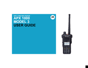 Motorola APX 1000 MODEL 3 User Manual
