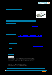 Element14 wipi User Manual