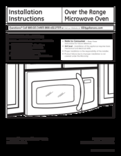 Ge pvm9179 Installation Instructions Manual