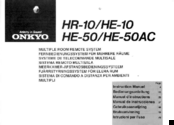 Onkyo HR-l0 Owner's Manual