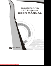 BOXLIGHT cp-710k User Manual