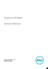 Dell INSPIRON 15 5500 Service Manual