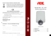 ADE KE 1500 Operating Manual