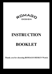 ROMAGO DESIGN Auto Active Light-On User Manual