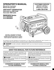 Black Max BM903650 Series Operator's Manual