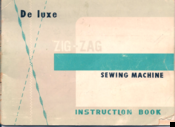 Aldens Deluxe 146B, Gertz 146B De Luxe Zigzag Sewing Machine Instruction  Manual PDF Download 
