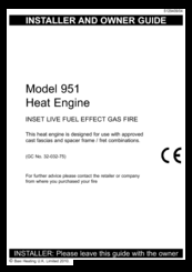 Baxi 951 Installer And Owner Manual