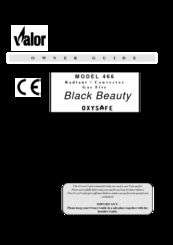 Valor black beauty 466 Owner's Manual
