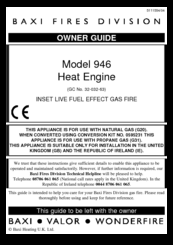 Baxi 946 Owner's Manual