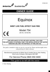 Valor equinox 754 Owner's Manual