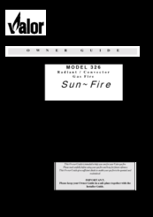 Valor 326 Owner's Manual