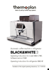Black And White Coffee Machine Thermoplan User Manual 